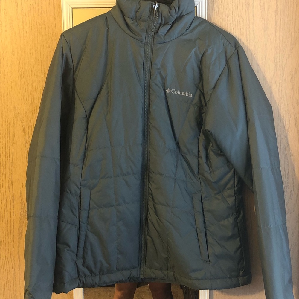 Lightweight teal Columbia jacket